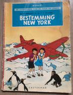 HERGE (KUIFJE) - JO, SUUS EN JOKKO - BESTEMMING NEW YORK, Eén stripboek, Ophalen of Verzenden, Zo goed als nieuw