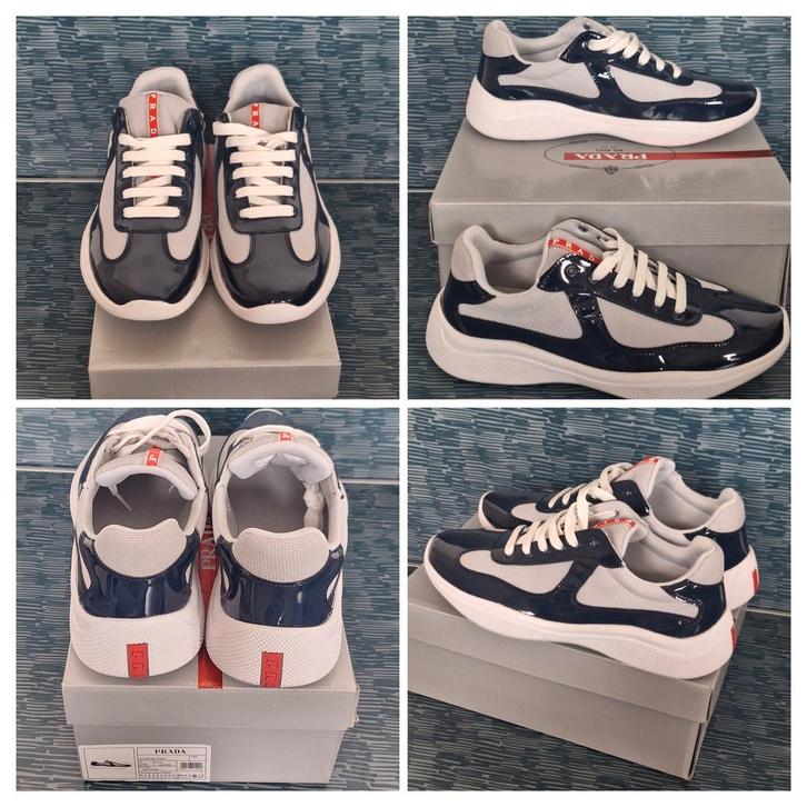 Prada Cups - Blauw - Nieuw - maat 44, Kleding | Heren, Schoenen, Nieuw, Sneakers of Gympen, Blauw, Ophalen of Verzenden