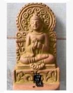 Zeer oude stenen wierook houder Shiva Steen 10 x 5 cm, Ophalen of Verzenden