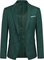 YOUTHUP Heren Blazer Single Breasted Slim Fit pak Jas XXL, Kleding | Heren, Kostuums en Colberts, Ophalen, Nieuw, Overige maten