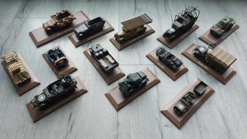 Atlas 1:43 - Model militaire voertuigen 13x beschikbaar voor biedingen