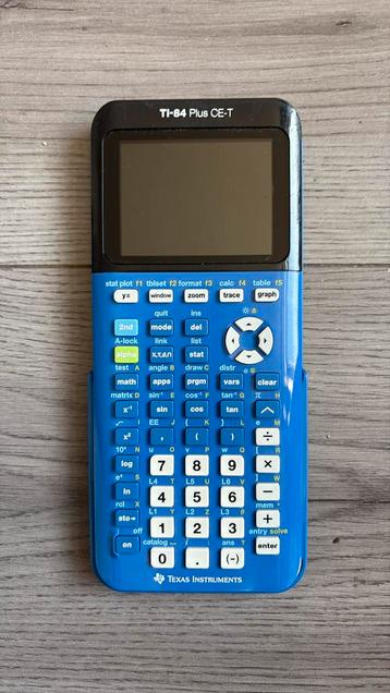 Grafische rekenmachine TI-84 Plus CE-T beschikbaar voor biedingen