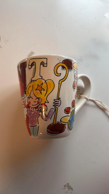 Blond Amsterdam mok Sinterklaas nieuw met kaartje beschikbaar voor biedingen