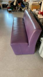 Eetkamerbank Montian-Vinson kleur Aubergine, Ophalen, 150 tot 200 cm, Driepersoons, Zo goed als nieuw