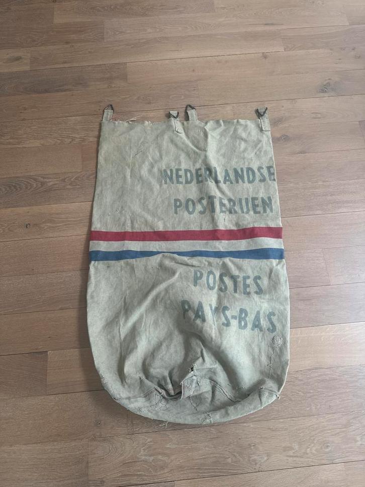 Vintage Originele Postzak - Uniek Decoratie Item, Antiek en Kunst, Curiosa en Brocante, Ophalen of Verzenden