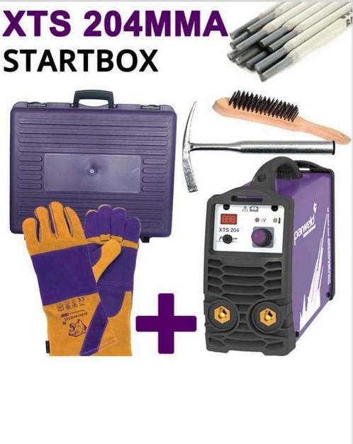 Elektrode lasmachine! Parweld STARTBOX INCL. OPBERGKOFFER, Doe-het-zelf en Verbouw, Gereedschap | Lasapparaten, Nieuw, Elektroden