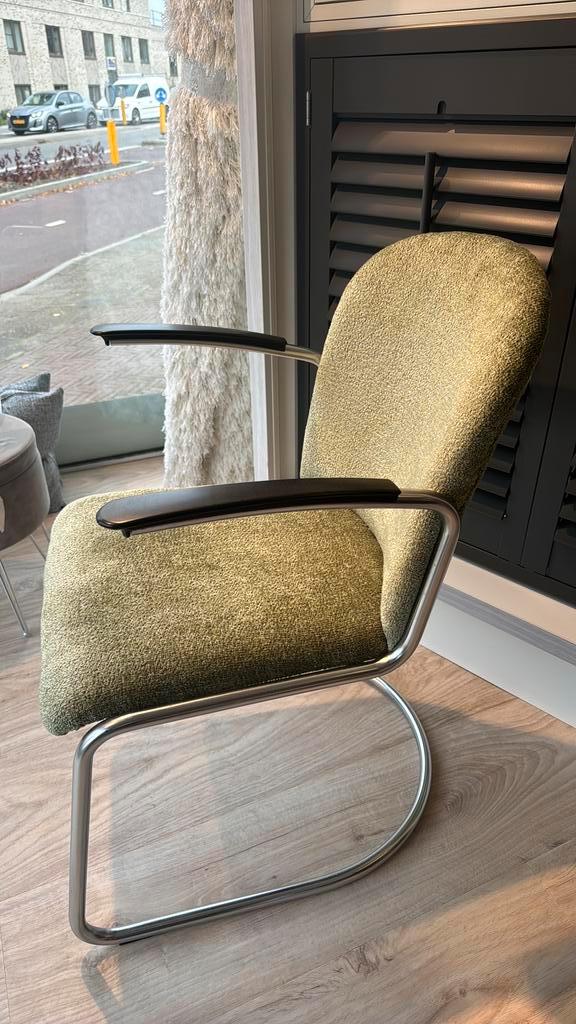 Gispen 413R dutch originals, Huis en Inrichting, Stoelen, Zo goed als nieuw, Twee, Stof, Overige kleuren, Ophalen