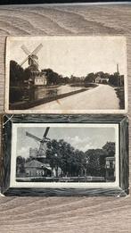 Oude ansichtkaarten Weesp 2x, Verzamelen, Ansichtkaarten | Nederland, Ophalen of Verzenden, Voor 1920, Gelopen, Noord-Holland