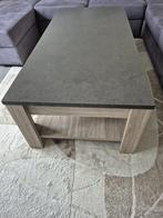 Tafel en TV Meubel Set, Ophalen, Gebruikt, 100 tot 150 cm, Eikenhout