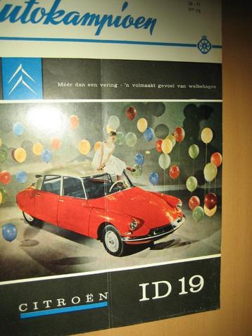 AK 1959 48 Citroën ID 19 Cosmopoliet Zigeuner Autobianchi beschikbaar voor biedingen