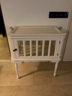 Vintage Theekastje met Facet Glas, Ophalen, Gebruikt, 50 tot 100 cm, 25 tot 50 cm