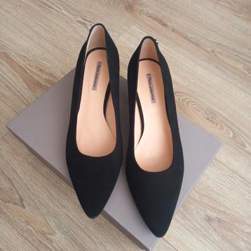 Suede Floris van Bommel pumps met metallic look hak mt 39.5 beschikbaar voor biedingen