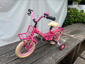 Loekie kinderfiets 12inch met zijwieltjes beschikbaar voor biedingen
