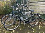 Dames en Herenfiets, Fietsen en Brommers, Ophalen, Gebruikt, Batavus, Versnellingen