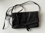 Abro Zwart Leren Tasje, Sieraden, Tassen en Uiterlijk, Tassen | Damestassen, Ophalen of Verzenden, Zo goed als nieuw, Zwart, Schoudertasje