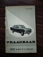 Opel Kadett B vraagbaak Opel Olympia, Ophalen of Verzenden