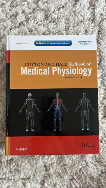Textbook of medical physiology 12th edition Guyton and Hall beschikbaar voor biedingen