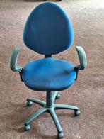 Blauwe Bureaustoel, Ophalen, Gebruikt, Blauw, Bureaustoel