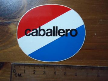 sticker Caballero NL VLAG auto sigaret retro oldtimer