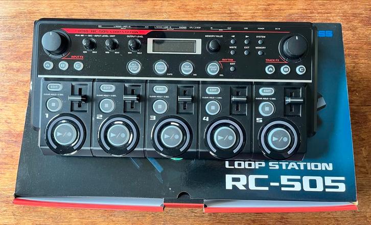 Boss RC-505 Loop Station met decksaver- Topstaat!, Muziek en Instrumenten, Samplers, Zo goed als nieuw, Ophalen of Verzenden