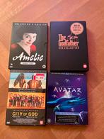 DVD Collectie: Amelie, Godfather, City of God, Avatar, Vanaf 16 jaar, Ophalen of Verzenden, Gebruikt, Boxset