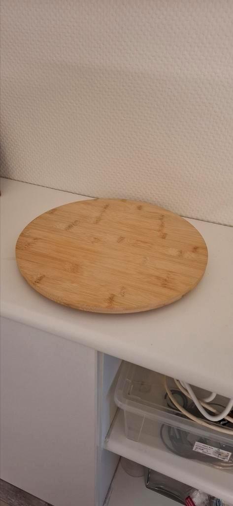 Houten  draaiplateau, Huis en Inrichting, Keuken | Keukenbenodigdheden, Zo goed als nieuw, Ophalen of Verzenden