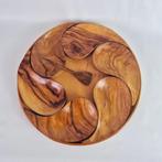 Vintage houten serveerschaal jaren 70, Verzenden, Huis en Inrichting