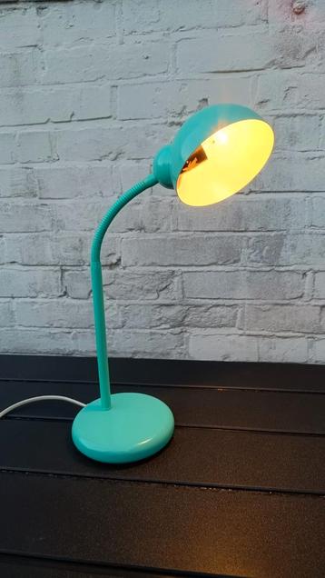Mintgroene Bureaulamp Jaren 90 beschikbaar voor biedingen