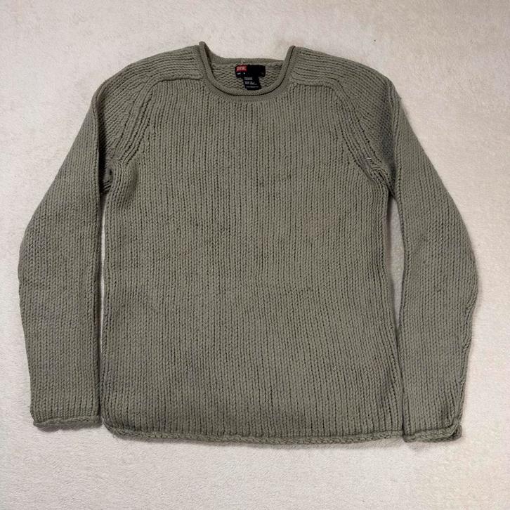 Diesel Vintage Chunky Knit Trui Grof Gebreid Wol-Acryl M, Kleding | Heren, Truien en Vesten, Zo goed als nieuw, Maat 48/50 (M)