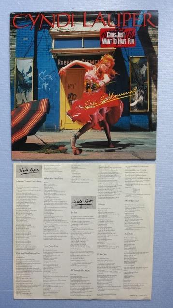 lp pop cyndi lauper she's so unusual portrait bfr 38930  beschikbaar voor biedingen