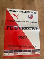 Officiële poster affiche fc Utrecht (32), Verzamelen, F.C. Utrecht, Ophalen of Verzenden, Zo goed als nieuw, Poster, Plaatje of Sticker