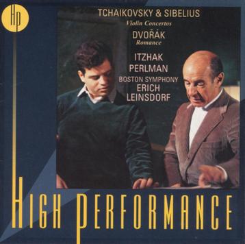 TCHAIKOVSKY SIBELIUS Violin concertos CD PERLMAN RCA ZGAN