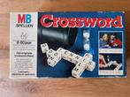 Crossword - kruiswoordspel - dobbelspel - MB spellen, Ophalen of Verzenden, Gebruikt, MB Spellen