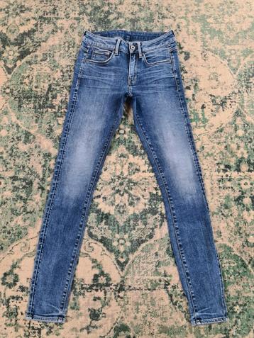 G-star raw 3301 mid skinny W27 L32 WMN Tulsi2732 Blauw
 beschikbaar voor biedingen