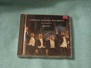 CD Carreras Domingo Pavarotti in concert, dir. Zubin Mehta