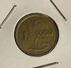 5000 lira Turkije 1998, Postzegels en Munten, Ophalen of Verzenden, Overige landen