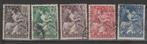 NEDERLAND | 1946 | NVPH 449-453 | Gestempeld, Postzegels en Munten, Postzegels | Nederland, Verzenden, Na 1940, Gestempeld