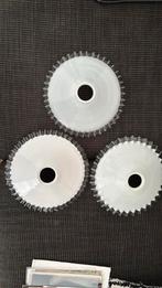 Vintage lampenkappen melkglas, Ophalen of Verzenden, Gebruikt, Rond, Minder dan 25 cm