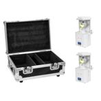 EUROLITE Set 2x LED TSL-350 Scan COB white + Flightcase, Ophalen of Verzenden, Nieuw, Licht, Kleur