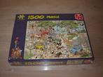 Puzzel Jan van Haasteren SAFARI 1500 st. NIEUW !, Ophalen of Verzenden, 500 t/m 1500 stukjes, Nieuw, Legpuzzel