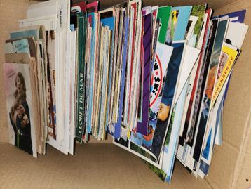 Ansichtkaarten in kleur, beschreven=gebruikt beschikbaar voor biedingen