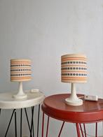 Set (2) tafellampen vintage Aro Leuchten / bedlampjes, Huis en Inrichting, Ophalen of Verzenden, Zo goed als nieuw, Minder dan 50 cm