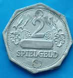 2 Spielgeld - (speelgeld 2 lege balk ), Postzegels en Munten, Penningen en Medailles, Overige materialen, Buitenland, Verzenden