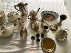 Vintage verzilverd servies, Overige materialen, Gebruikt, Overige typen, Ophalen of Verzenden
