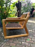 2x Danish Teak, Deens Vintage fauteuils retro lounge, Ophalen, Gebruikt, Retro Vintage Deens Danish Sixties Teak, Hout