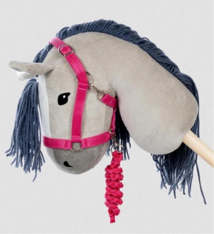 Halster en Halstertouw voor stokpaard | Kleur roze, Kinderen en Baby's, Speelgoed | Hobbelfiguren, Nieuw, Ophalen of Verzenden