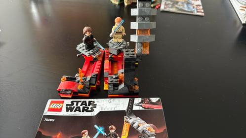 Lego Star Wars 75629 Duel op Mustafar compleet, Kinderen en Baby's, Speelgoed | Duplo en Lego, Zo goed als nieuw, Lego, Ophalen of Verzenden