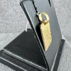 Gouden Hanger | 14k | 1,52g | rechthoekig plaatje | 397360, Gebruikt, Overige voorstellingen, Ophalen of Verzenden, Goud