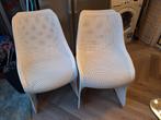 4 eetkamer stoelen wit, Kunststof, Wit, Ophalen of Verzenden, Zo goed als nieuw