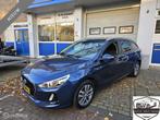 Hyundai i30 1.0 T-GDi Carplay Achteruitrijcamera Stoel- & St, Voorwielaandrijving, Stof, Gebruikt, Blauw